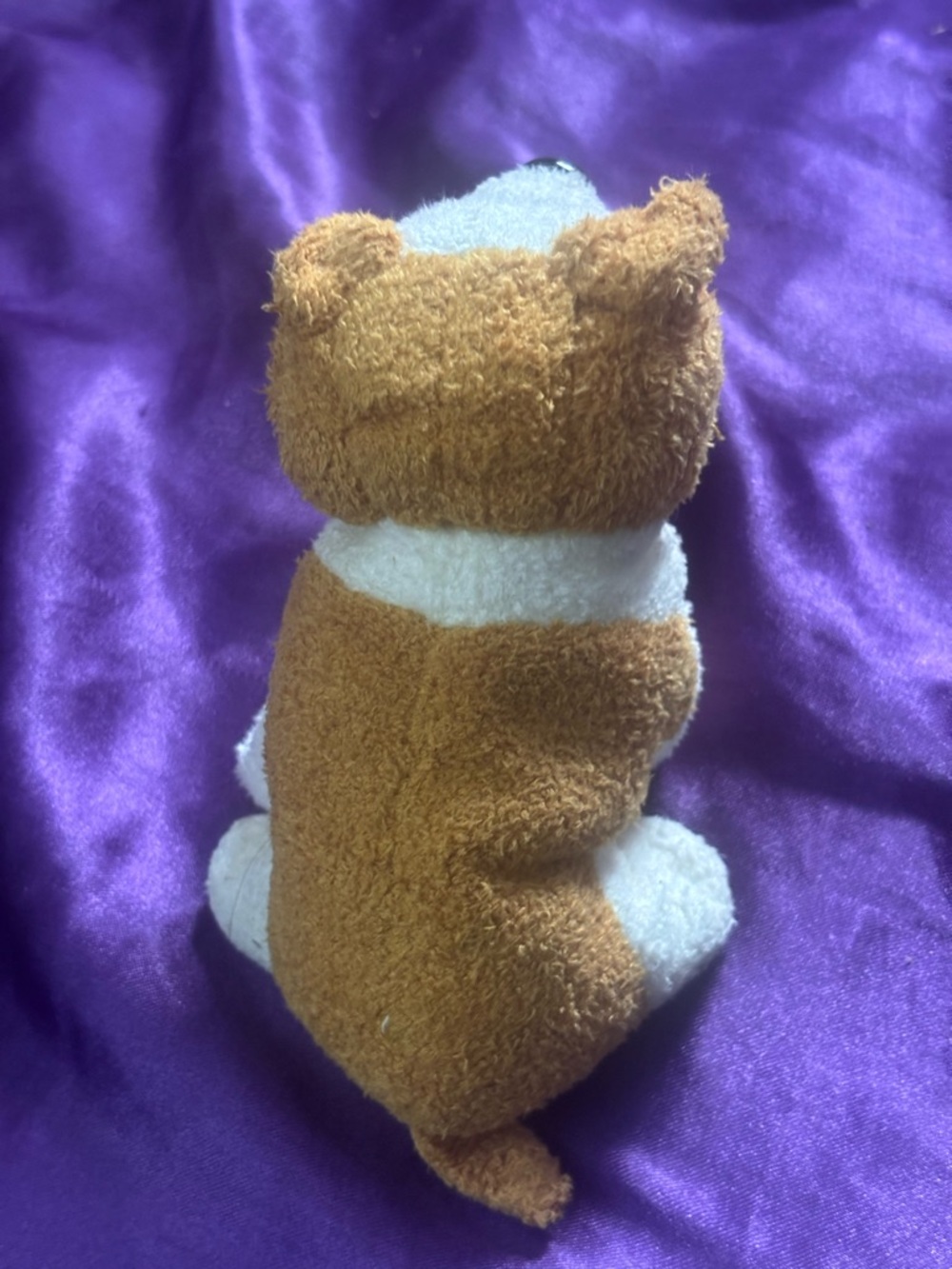 Unipak Plush Puppy Stuffed Animal - White and Brown - Picture 6 of 7